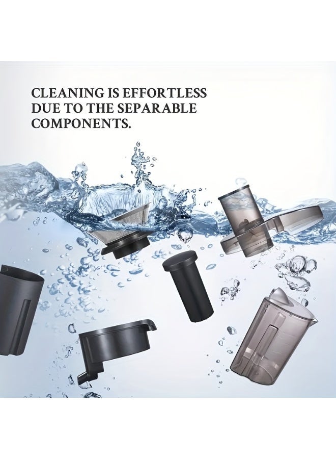 Juicer Extractor, High-Powered Motor, Stainless Steel Design, Large 1.7L Pulp Container, 1.1L Juice Collector, Dual Speed Control, XL Feeding Chute, 1.7 L - Image 5